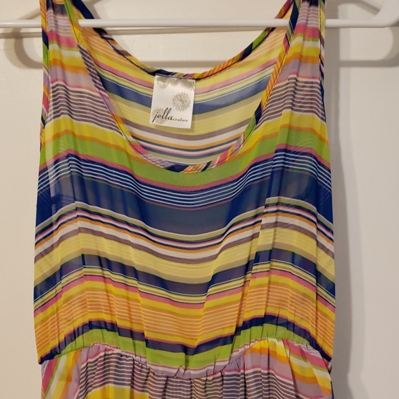 Sheer High-low dress. Size medium - Picture 4 of 5